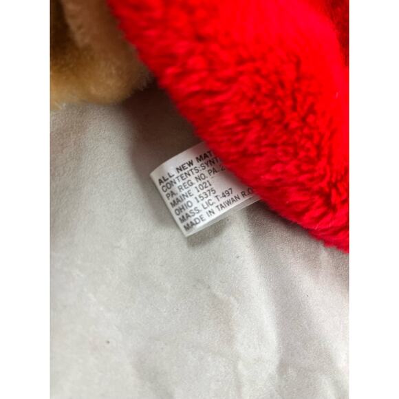 Stuffed Plush Bear Christmas Stocking 23" Holiday Decor Plushie Mantel Stocking - Picture 10 of 10